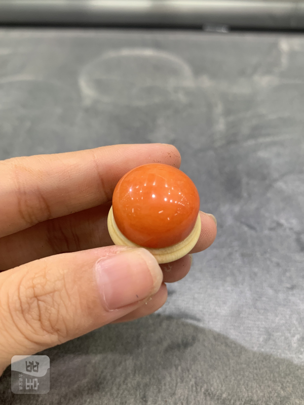 清晚期哥釉青花婴戏纹鼻烟壶（包铜口） - 图9